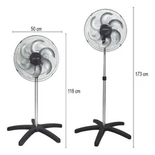 Ventilador Coluna 50cm 200w Industrial Turbo Chão Bivolt Foto mini 4