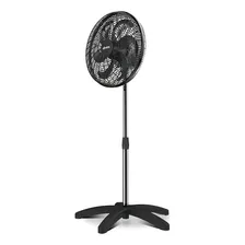 Ventilador Coluna Pedestal Turbo Motor 2 Rolamentos Weg 200w Estrutura Preto/preto 110v/220v Foto  mini 1