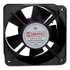 Ventilador Cooler Para Painel Bivolt 110/220vca 18x18x6cm Preto Foto mini 1