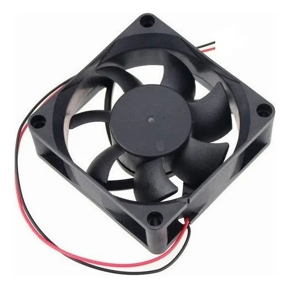 Ventilador Cooler Ventoinha 7 Pás 80x80x25mm 12v Foto 1