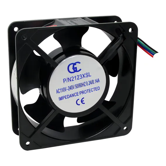 Ventilador Cooler Ventoinha Gc Metalica 120x120x38 110v 220v LED Não possui Foto 1