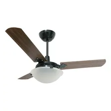 Ventilador De Teto Citrino Tron Preto 3 Pás Mogno 127v Foto  mini 1