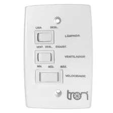 Ventilador De Teto Citrino Tron Preto 3 Pás Mogno 127v Foto mini  3