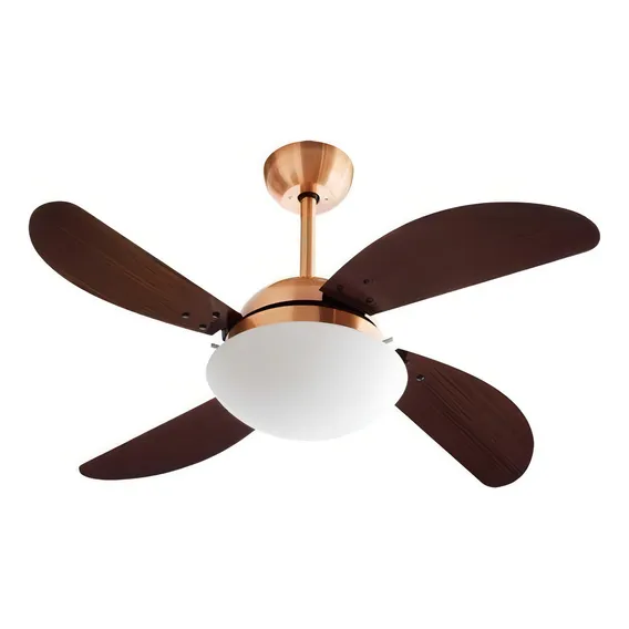 Ventilador De Teto Volare Cobre Vr42 Fly 127v Tabaco Jewt Foto 1