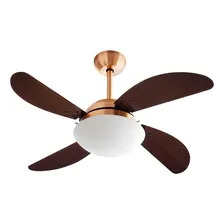 Ventilador De Teto Volare Cobre Vr42 Fly Tabaco Jewt Foto  mini 1