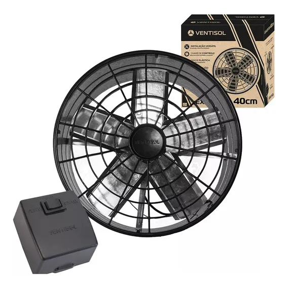 Ventilador Exaustor Axial Ventisol Comercial 40cm 127v 220v Foto 1