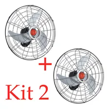 Ventilador Industrial Parede 70cm Kit 02 Peças Silencioso Foto mini 1