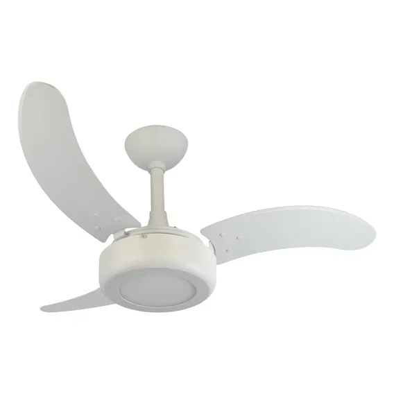 Ventilador Lux Led 6000k Branco 3 P Bco 220v+controle Foto 1