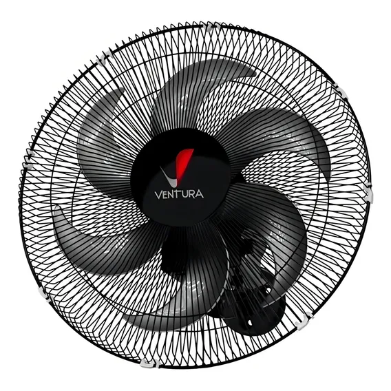 Ventilador Parede 50 Cm Preto Bivolt Ventura Venti-delta Foto 1