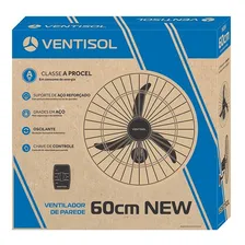 Ventilador Parede 60cm ( Combo 4 Un ) Preto 127v Ventisol Foto mini 2