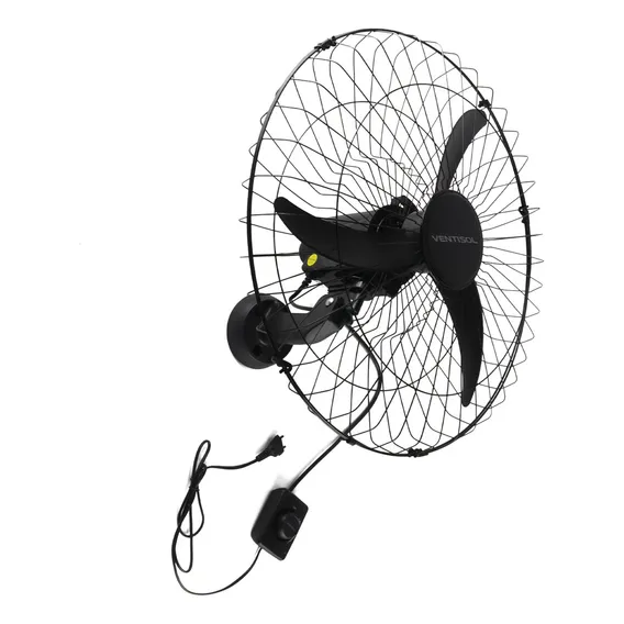 Ventilador Parede Preto Ventisol 60cm Foto 1