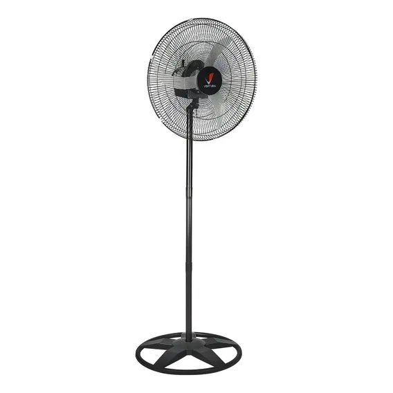 Ventilador Pedestal 60cm Preto 150w Aço Ventura Bivolt Foto 1