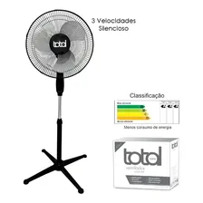 Ventilador Pedestal Coluna 3velocidades Preto 220v Totalhome Foto mini 4