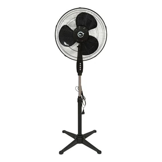 Ventilador Pedestal Coluna Ajustável 127v Preto Foto 1