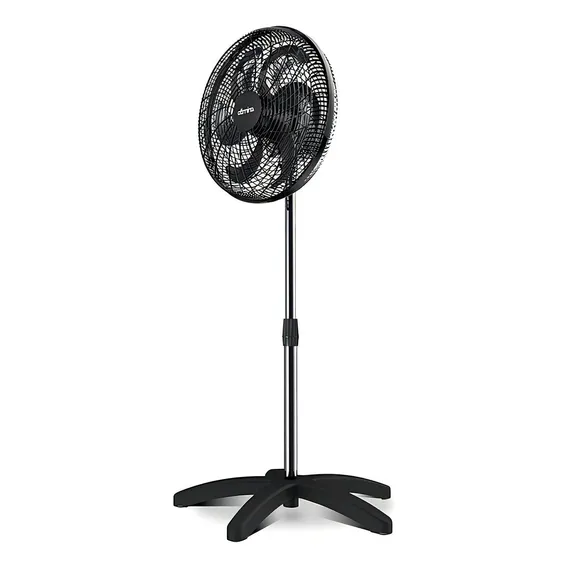 Ventilador Pedestal Oscilante Bivolt 150w 50cm Preto Dômina Foto 1