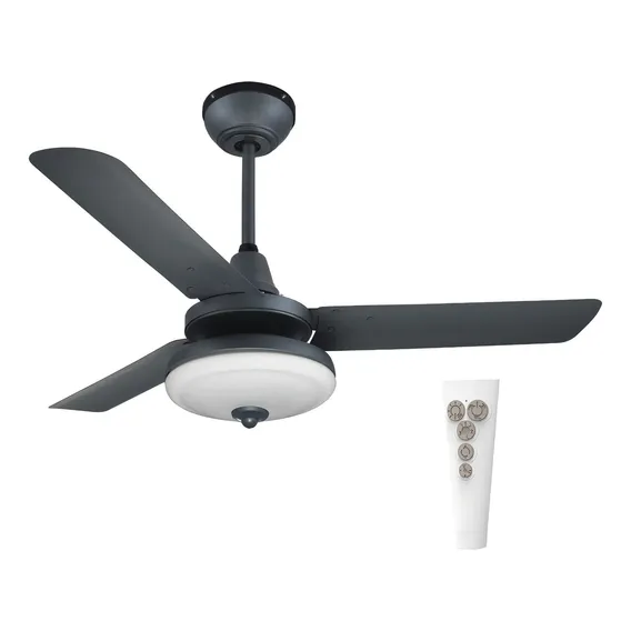 Ventilador Teto Controle Remoto 3 PƔs 112,4cm Foto 1