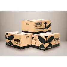 Ventilador Teto Dourado Silencioso 4 Pás Pétalo Ventax 110v Foto mini  3