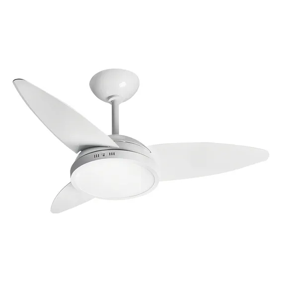 Ventilador Teto Led 220v 130w Branco 3 Pás Tron Ventiladores Foto 1