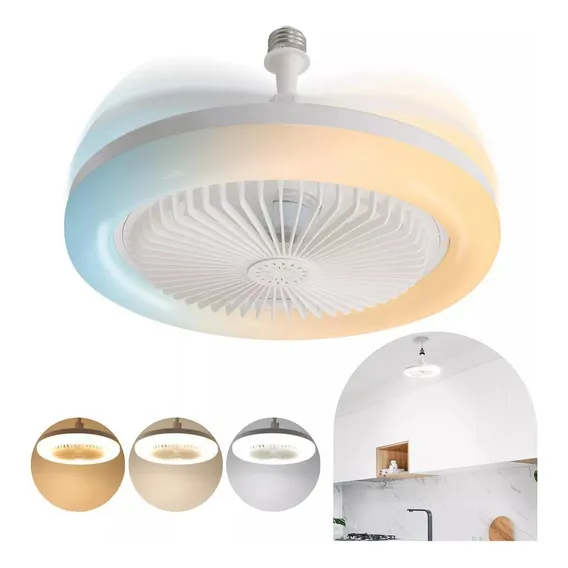 Ventilador Teto Silencioso: Lâmpada Ventilador Teto Led Foto 1