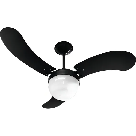 Ventilador Teto Venti-delta New Montana 3 PƔs Preto 220v Foto 1