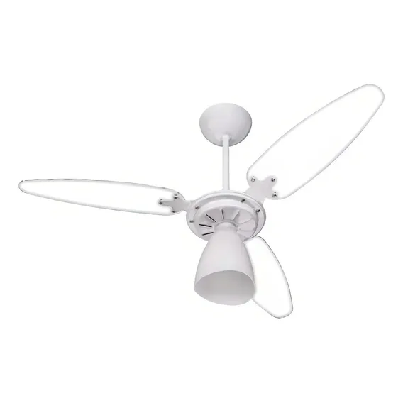 Ventilador Teto Ventisol Wind Light Branco Pás Incolor Foto 1