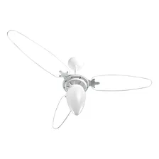 Ventilador Teto Wind Branco 3 Pás Transparente Ventisol Foto mini 4