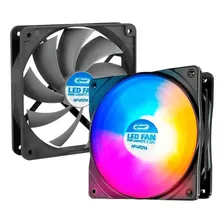 Ventoinha Cooler 120mm Rgb Para Gabinete Computador Gamer Foto mini 4