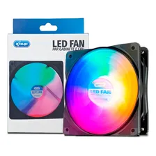 Ventoinha Cooler 120mm Rgb Para Gabinete Computador Gamer Foto mini 1