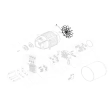 Ventoinha Hélice Ventilador Do Motor Para Lavadora Vonder Lav2300i 68.98.230.101 Foto mini 4