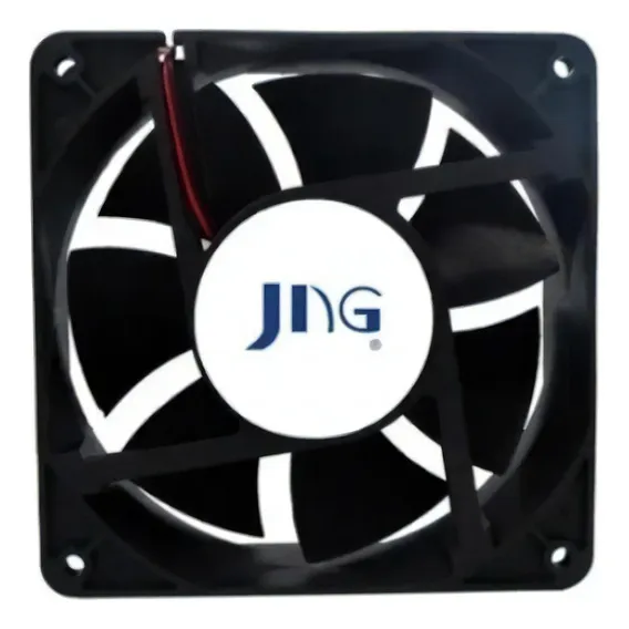 Ventoinha Ventilador Coller Fan Jng 80x80x25 12v 01 Uni Led Sem Led Foto 1