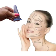 Ventosa De Silicone Massagem 4 Corporal 1 Facial Cup Charme Foto mini 3