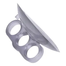 Ventosa Garra 3 Dedos Pvc Cristal 110mm Martelinho De Ouro Foto mini 4