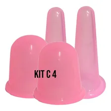 Ventosa silicone massagem ventosaterapia Força e Charme kit c 4 Foto mini 4