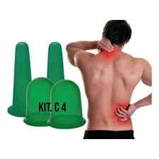 Ventosa silicone massagem ventosaterapia Força e Charme kit c 4 Foto mini  2