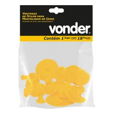 Ventosas De Nylon Martelinho Ouro 18 Peças Vonder Desamassar Foto  mini 1