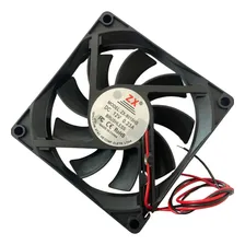 Ventuinha Micro Ventilador 80x80x15mm Cooler 12v Com Fio Foto mini 2