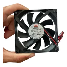 Ventuinha Micro Ventilador 80x80x15mm Cooler 12v Com Fio Foto mini 1