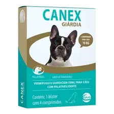 Vermifugo Canex Premium Giardia Caes 10kg 4 Comprimidos Ceva Foto mini 1