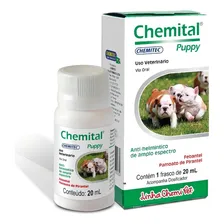 VermÃfugo Chemital Puppy Para Cachorro Frasco Com 20 Foto mini 2