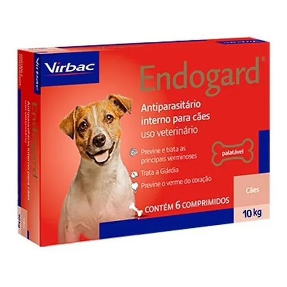 Vermifugo Endogard 10 Kg Virbac 6 Comp Foto 1