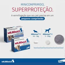 Vermífugo Milbemax Cães 5 - 25kg C/ 2 Comprimidos Elanco Foto mini  2