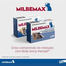 Vermífugo Milbemax Cães 5 - 25kg C/ 2 Comprimidos Elanco Foto mini 3