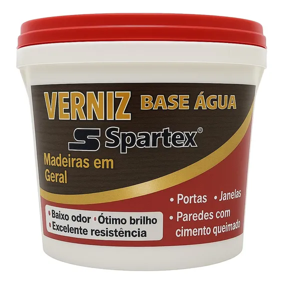 Verniz Base Agua Acrílica Madeira Semi Brilhante 3,6 L Foto 1