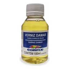Verniz Damar 100ml Corfix Acabamento Brilhante Cor Amarelo Foto  mini 1
