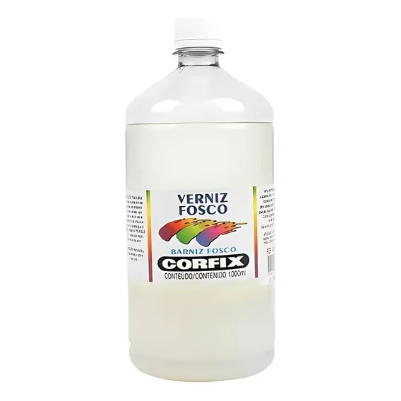 Verniz Fosco Corfix 1000ml Cor Transparente Foto 1