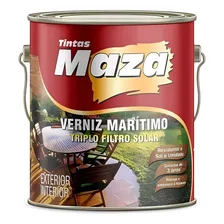 Verniz Marítimo 900ml Maza Acabamento Brilhante Cor Incolor Brilhante Foto  mini 1