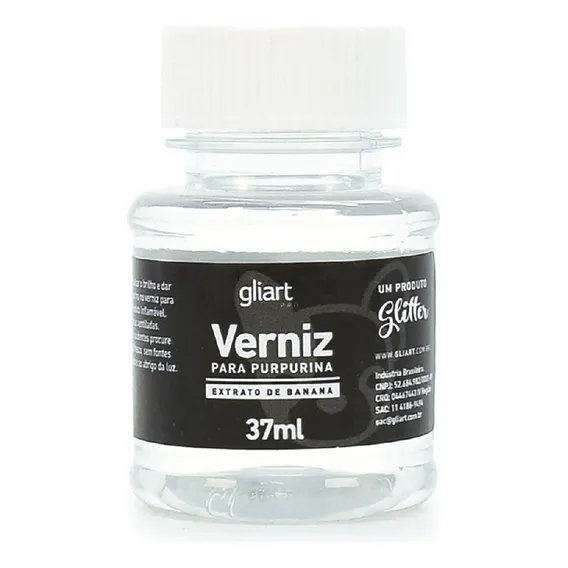 Verniz Para Purpurina 37ml - Gliart Foto 1