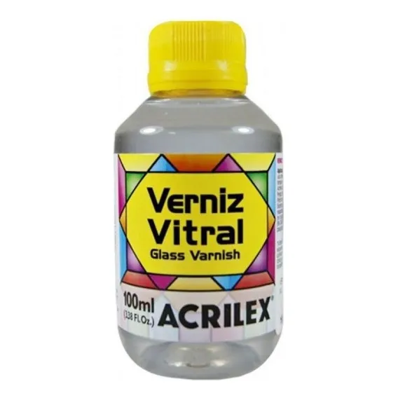 Verniz Vitral 100ml Incolor Acrilex Foto 1