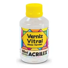 Verniz Vitral 100ml Incolor Acrilex Foto mini 2