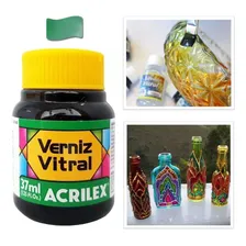 Verniz Vitral Verde Veronese - 512 - Acrilex - 37ml Cor 512 Verde Veronese Foto mini 1